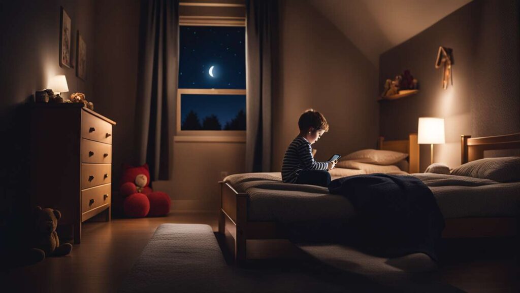 Was Kinder nachts am Smartphone sehen, wenn die Eltern schlafen
