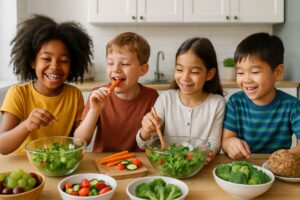 Kindern beibringen, sich abwechslungsreich zu ernähren: Warum die Emotionen der Kinder dabei so wichtig sind